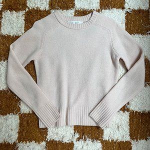 NWT Entireworld Blush Wool Crew Sweater